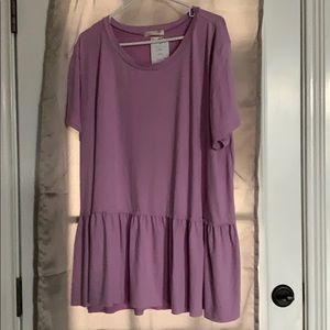 Lilac Peplum Tunic